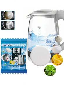 除垢泡腾片，清洁水壶、咖啡机，去除顽固污渍和水垢