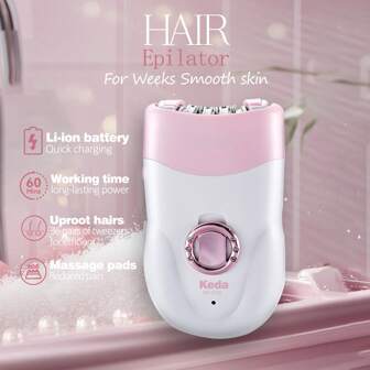 1pc Lady Hair Epilator Hair Plucker For Women's Underarm Hair Removal Device, Epilator For Women, Women Shaver & Trimmer, Cordless, Rechargeable ,Quick Charging ,Christmas Gifts,Best Gift For Lover