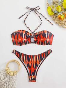 Conjunto de bikini sexy y de moda para playa de verano