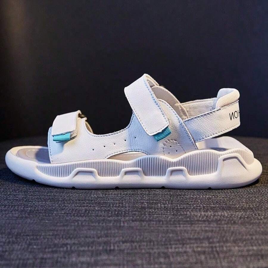 Genuine Leather Sports Sandals For Women 2025 Summer New Style For Students All-Match Flat Casual Beach Shoes