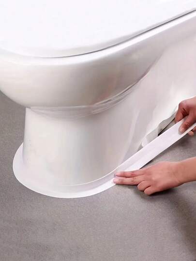 1 Rolle PVC wasserdichtes selbstklebendes Abdichtungsband für Risse und Spalten, geeignet für Küche, Badezimmer, Badewanne