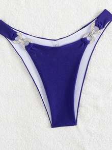 Conjunto de bikini de unicolor lindo y sexy, estilo europeo y americano nuevo, para uso en la playa en verano