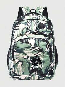 Reinforced Waterproof Large Capacity Bag, College Students Schoolbag, Going Out Computer Backpack, Casual Travel Backpack School Bag For College Bag For School - Green - View 4