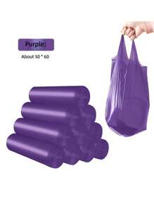 Thicker Trash Bags, Household Large Size Disposable Garbage Bags Made Of Virgin Material, Tear-Resistant, For Kitchen And Home Use. (Note: Colors May Vary Slightly Due To Different Batches)