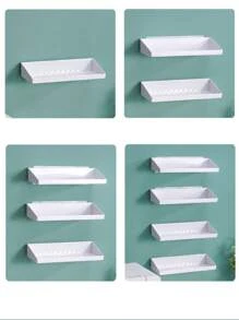 No Need To Drill Holes To Store Toiletries Skin Care Water, And Other Shelves Kitchen And Bathroom Universal, Kitchen Toilet Tidy Back To School