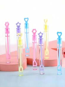 30Pcs Whimsical Heart-Shaped Wand Bubble Soap Bottles - Perfect For Romantic Occasions, Party Favors, And Gift-Giving - Ideal For Wedding, Bridal Shower, Birthday, Anniversary, And Valentine's Day Celebrations