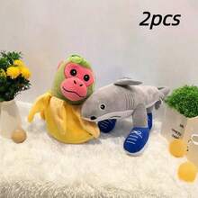 新款 1 件 Tung Tung Tung Sahur 毛绒玩具，Tralalelotralala 毛绒玩具，神话生物毛绒玩具 - 病毒式表情包玩具，搞笑丑萌娃娃，完美的恶作剧礼物、生日礼物、儿童玩具 - 彩色 - 查看 5