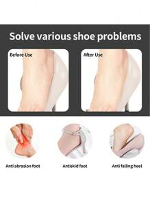 2Pcs Heel Pads,Heel Grips Make Shoes Fit,Heel Cushions Shoe Filler For Heel Pain Relief