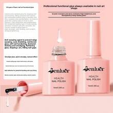 1 件 10 毫升玻璃面漆持久透明橡胶面漆 LED UV 强化指甲高光泽面漆凝胶指甲油 - 彩色 - 查看 4