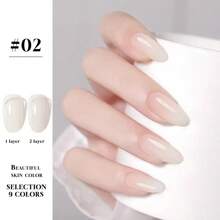 15ML Xin Beauty Serie Hot Nude Nagellack 2025 Neue Beliebte Senior-Sinn für Nude-Hautfarbe Basis Perlglanz Glitzer Pailletten Transparenz Weißer Nagelladen Spezieller Nagellack