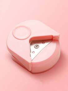 1pc Multi-Color Corner Cutter: Perfect Corner Rounder For Photos And Cards, DIY Corner Cutting Tool With R4 Radius - Corner Rounding Tool For Crafts, Photos, Paper And Cards - Square And Pointed Round Edge Trimmer - School And Office Supplies