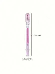 2pcs/3pcs/5pcs Random Gel Pen With Syringe, Novel Stress Relief Signature Ball Pen, Suitable For Nurses, Doctors, And Students