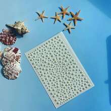 3张/975件珍珠贴纸DIY家居装饰 - 自粘式平底珍珠，适用于指甲、手机等万圣节圣诞节节日礼物