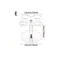 1pc Cone Shaped Acrylic Display Stand, Tabletop Decor For Cakes, Ice Cream Cones, Waffles - Clear - View 10