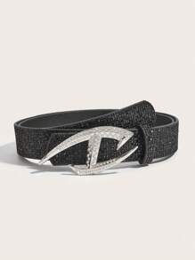 1pc Vintage American Y2K Style PU Leather Belt For Men, Suitable For Jeans, Suits, Daily Matching Summer, School