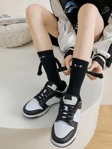 2 Pairs Friendship & Couple Socks Set, Fun Magnetic Matching Couple Socks, Suitable For Holiday Gifts - Multicolor - View 3