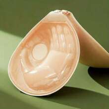 1pc Thickened Palm-Shaped Adhesive Bra Pads - Seamless, Invisible, Anti-Slip, Push-Up Nipple Covers For Small Busts - Enhances Cleavage, Breast Lift, Comfortable, Reusable, Hypoallergenic, And Sweat-Resistant Seamless Underwear Solution