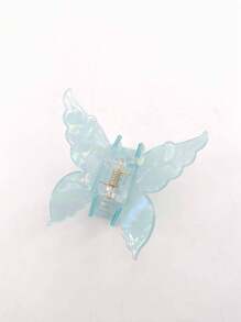 1pc Pack Acetate Fiber 6cm Butterfly Hair Claw Clip Ombre Decorative Sweet Ponytail Clip, Suitable For Women & Girls Daily Wear Hair Clips Hair Jaw Clip Hair Clamps Hair Clutch Hair Catcher Clip