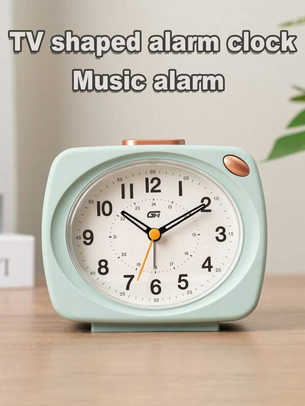 Multifunctional Music Alarm Clock, With Adjustable Volume, Snooze Function, Night Light Function, Silent Operation Time, Does Not Disturb Rest Or Reading, Decorates Your Bedroom, Bedside, Office, Living Room, School Dormitory, Very Beautiful, Also A Gift For Students In The School Season, A Must-Have Clock For Students School Decor School Surprise Dormitory Decor Back To School