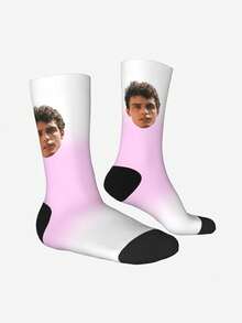 Calcetines personalizados con cara, calcetines personalizados de mujer, calcetines personalizados con cara, regalo del Día de San Valentín, calcetines divertidos, regalo para el esposo, calcetines personalizables con caras - Multicolor - Ver 6