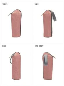 1 件牛津布婴儿奶瓶保温袋，便携式携带奶瓶袋，适合旅行的户外保温瓶架