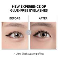 Wosado Soft Magnetic Eyelashes All-In-One Box, Reusable, Glue-, Waterproof, Lightweight, Natural Style Makeup Cosmetic - #10 超黑一體機 - 查看 1