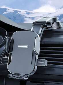 1 pieza Nuevo soporte de teléfono para coche con ventosa, soporte de navegación multifunción giratorio universal para camión y coche, soporte de teléfono para coche ajustable con ventosa compatible con iPhone y teléfonos Android, regalo para cumpleaños, familiares y amigos para soporte de teléfono en salida de aire acondicionado del coche, accesorios de coche