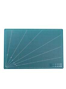 1 pezzo Tappetino da taglio multicolore, adatto per patchwork, carta, argilla e artigianato, taglia A3 in materiale PP - Forniture per ufficio e scuola, tappetino da taglio artigianale di precisione A3 rotante, materiale PP, adatto per cucito e progetti fai da te