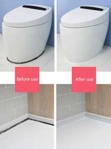 1 rotolo di nastro adesivo impermeabile in PVC per crepe e fessure, adatto per cucina, bagno, vasca da bagno