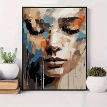 DIY Acrylic Painting By Numbers Kit, 40x50cm Comes With Paints & Brushes, Perfect For Stress Relief, Beginner Friendly, Beautiful Human Structure, Decoration For Home Wall, Ideal Gift For Friends (Unframed) - Multicolor - View 4