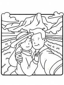 1pc Dream Date:Easy Coloring Book For Adults And Teens, Colouring Book Super Cute Designs Of Cozy, Hygge Spaces For Relaxation (Cozy Spaces Coloring) .Back To School A Relaxing Gift For Friends, Couples, And Family . - Multicolor - View 10