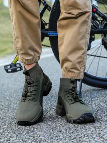 Zapatos resistentes para senderismo al aire libre, zapatos para escalar montañas antideslizantes, zapatos transpirables de suela gruesa anti-pinchazos, zapatos versátiles deportivos y casuales