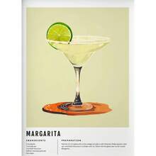 1pc Gift Modern Margarita Alcohol Spritz Aperol Bar Cart Posters Print Wall Arts Canvas Painting Living Room Home Decor Optional Frame - Multicolor - View 52