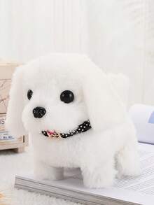 1 قطعة لعبة كلب لابرادور كهربائي - حيوان أليف من القماش التفاعلي، يمشي ويعوي ويحرك ذيله - هدية مثالية للأولاد والبنات والأصدقاء والكبار والشركاء في عيد الميلاد وعيد الحب - متعدد الألوان - مشاهدة 12