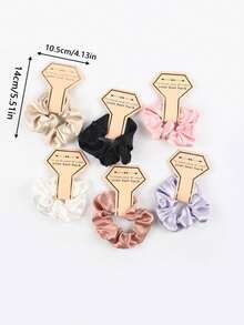 1 قطعة/ 6 قطع هدايا لخادمات العروس، إكسسوارات شعر، تذكارات حفل الخطوبة ،ماكياج العروس، حفل زفاف - متعدد الألوان - مشاهدة 4