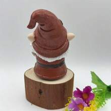 1 pièce Statue en résine de lutin 3D "Heure du café", Décorations de lutin "Heure du café", Lutins tenant des tasses de café, Décoration de maison de lutin miniature créative, Décorations pour amateurs de café et cadeaux créatifs