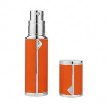 香水旅行喷雾器，真皮底部填充可再填充香水瓶，迷你古龙水香水分配器，防晒喷雾瓶，便携式喷雾器口袋大小，适合飞机旅行礼物 - 彩色 - 查看 13