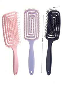 1pc/2 Pieces! Large Curved Paddle Comb Set – 2-In-1 Design! The Arched Comb Body Conforms To The Head Shape, Effortlessly Detangling Knotted Hair. Dense Paddle Teeth Grip Hair Securely, Creating A Voluminous High Crown With Ease. Perfect For Daily Combing Care And Salon-Grade Styling, This Comb Achieves Both Smoothness And Lift In One Tool, Doubling Your Hair Styling Efficiency!,Brush,Hair Brushes,Edge Brush,Brush Hair,Hair Comb,Comb Hair,Detangling Brush,Ball Brush,Mini Hair Brush,Hair Brush Set,Wooden Comb, Comb, Slick Back Brush, Hairbrush, Edge Brush, Brush Hair, Hair Comb, Hair Brush Set, Comb Hair, Mini Hair Brush, Detangling Brush,Hair Products, Hair Tools, Hair Stuff, Hair Care, Curly Hair Brush, Barber, Barber Accessories, Hairdressing Equipment,Travel Essentials,Hairstyle,Hairdressing
