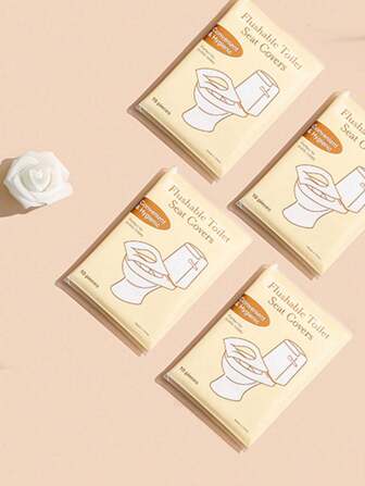 10 Pcs/Pack Disposable Toilet Mat For Outdoor Public Toilets Convenient To Carry For Travel Folding Storage Packaging Sanitary Mat Toilet Paper Toilet Mat, Can Be Put In Toilet Flushing