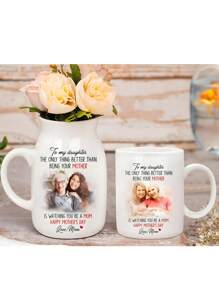 To My Daughter Flower Vase, The Only Thing Better Than Being Your Mother, Mother's Day Gift For Daughter, Daughter Gift From Mom New Mom Gift