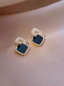 4pcs/Set Elegant Faux Pearl Earrings, Suitable For Women Daily And Festival Wear