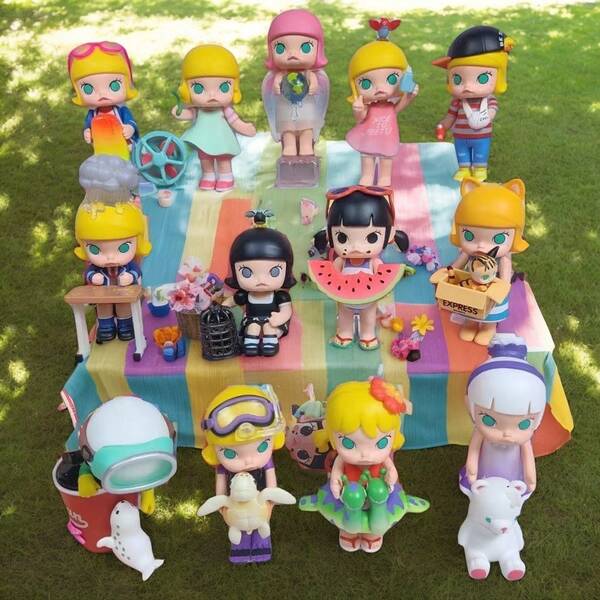 1pc Blind Box Collectible Figurine, Desktop Decoration, Cute Kawaii Style, Random Assortment, Gift For Women, Birthday Present