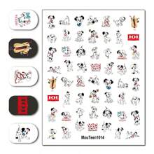 Disney Adesivi per unghie Disney Festival Mickey a trasferimento d'acqua, decorazioni per unghie con personaggi Stitch dell'Oceano, Stickers per decorazioni per unghie stile Stitch in stile Cosplay