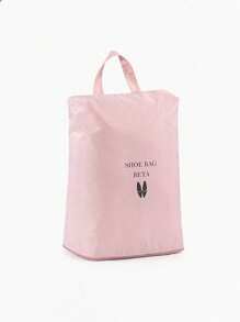 1 pièce Sac de rangement pour chaussures avec broderie personnalisée du nom, grand espace de rangement, portable et organisateur de voyage pour chaussures, sac à chaussures imperméable et anti-poussière, convient pour la gym, les sports, les voyages. Cadeau idéal pour la famille, les amis, la mère, le père. Convient pour la fête des mères, la fête des pères, la Saint-Valentin, la Journée des infirmières, Noël, anniversaire.