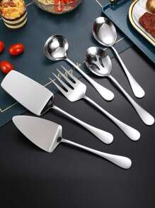 Set di posate in acciaio inossidabile 304 personalizzabile, composto da 5 pezzi tra cui coltello, forchetta, cucchiaio, cucchiaino da tè - ideale per uso quotidiano e occasioni speciali, regalo perfetto per compleanni o celebrazioni personali, stoviglie per occasioni speciali | Articoli personalizzabili | Posate, forniture scolastiche