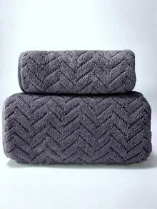 16 件套或 2 件套或 1 件珊瑚绒钻石图案纹理毛巾，柔软、吸水、不脱落（轻薄）方便毛巾套装，提花编织发巾、手巾、家用浴室套装、洗脸和浴巾、浴室配件，美容院返校家用浴室淋浴毛巾，适用于美容院、酒店运动、家庭必需品、毛巾、皮肤护理 - 彩色 - 查看 12