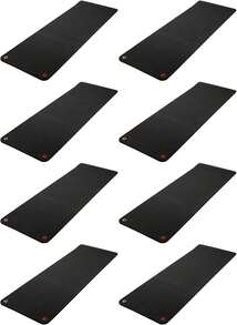 SPRI Hanging Exercise Mat, Fitness &Amp; Yoga Mat For Group Fitness Classes, Commercial Grade Quality With Reinforced Holes - 71L X 23W X 5_8 (Black) - View 6