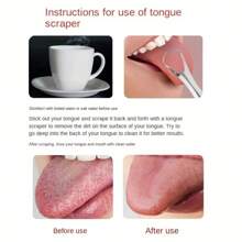 3pcs/Set Stainless Steel Tongue Scraper Set Used For Removing Tongue Coating And Reducing Bad Breath, Oral Cleaning Tools, Easy-To-Use Mouth Cleaning Kit