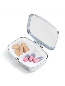 1 Stück tragbare Schmuckbox mit Iris-Muster, Mini elegante Schmuckbox/Pillendose, ideal als Geschenk zum Geburtstag, Party, Jahrestag, für Familie/Freunde/Partner/Freundin