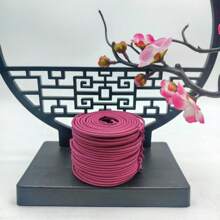 40pcs New Chinese Style Multi-Color Spiral Incense, Fragrant Floral Aroma Coil Incense Sticks With Ingredients Like Dragon's Blood, Sage, Cherry Blossom, Lavender, Suitable For Yoga, Meditation, Sleep, Relaxation